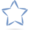 Stern blau