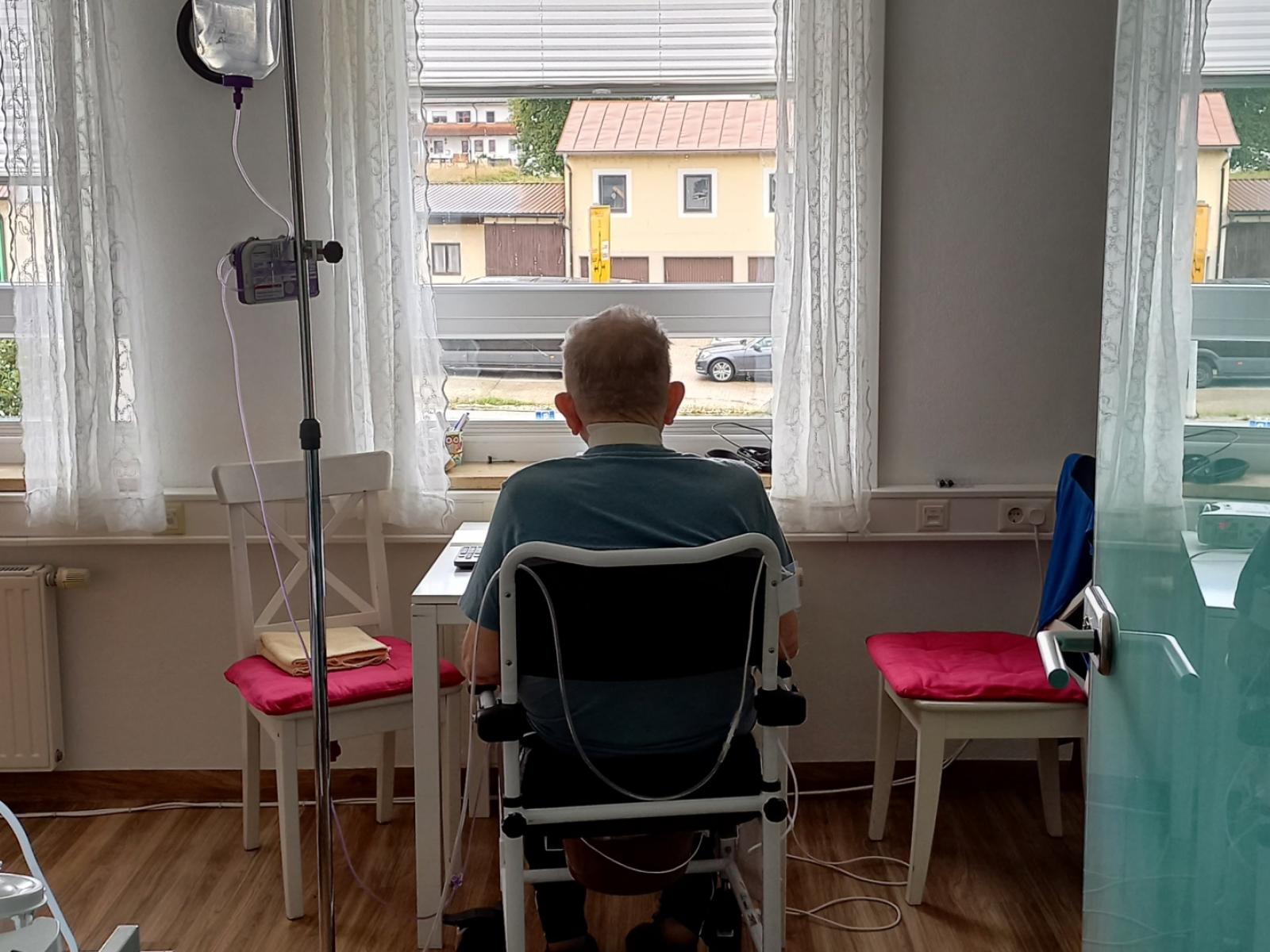 Patientenzimmer in der Pflegeeinrichtung Kumhausen